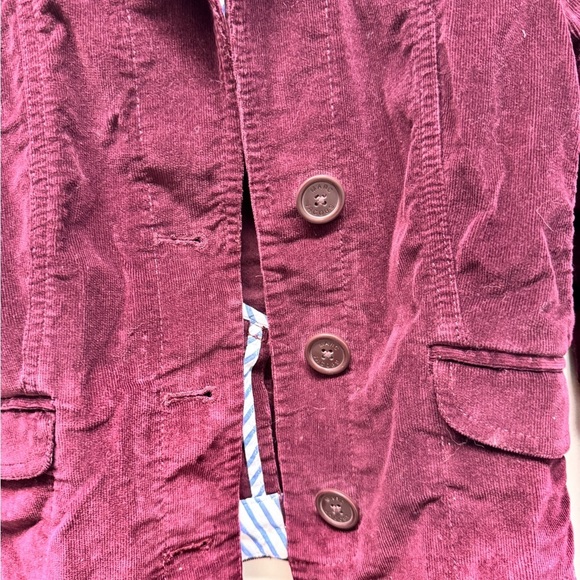 Marc Jacobs Burgundy Corduroy Jacket - Picture 2 of 5